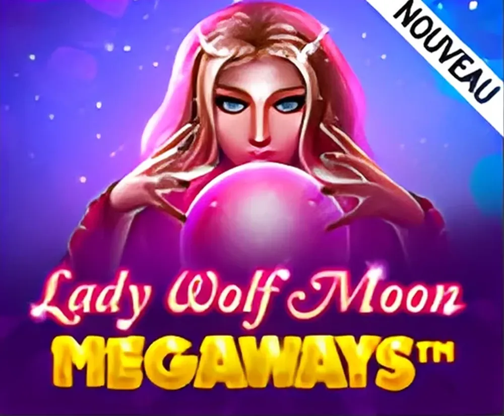 Slot Lady Wolf Moon Megaways avec une sorcière