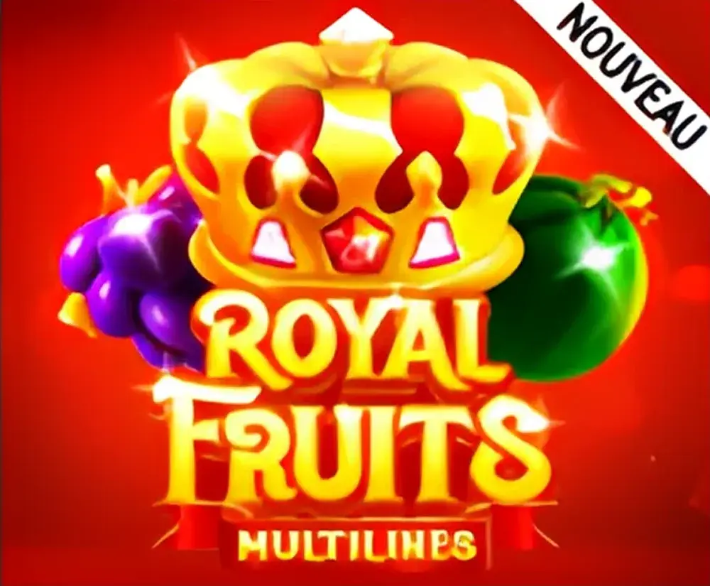 Slot Royal Fruits Multilines avec couronne dorée