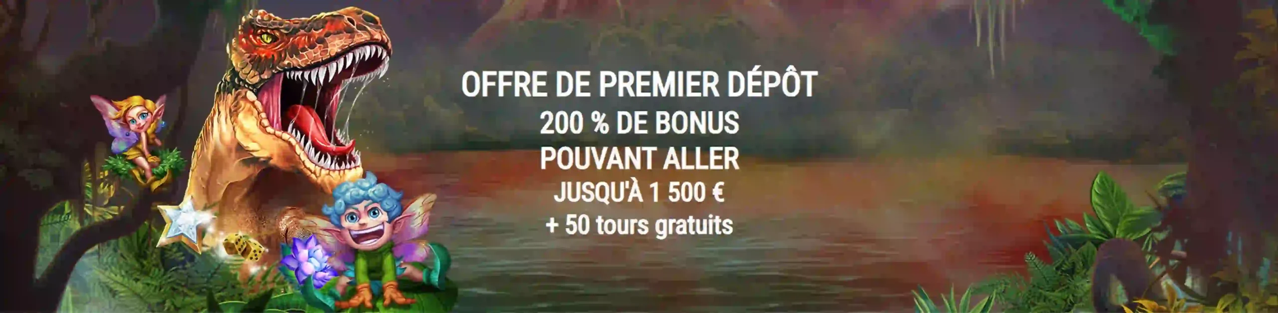 Offre de premier dépôt avec bonus et tours gratuits