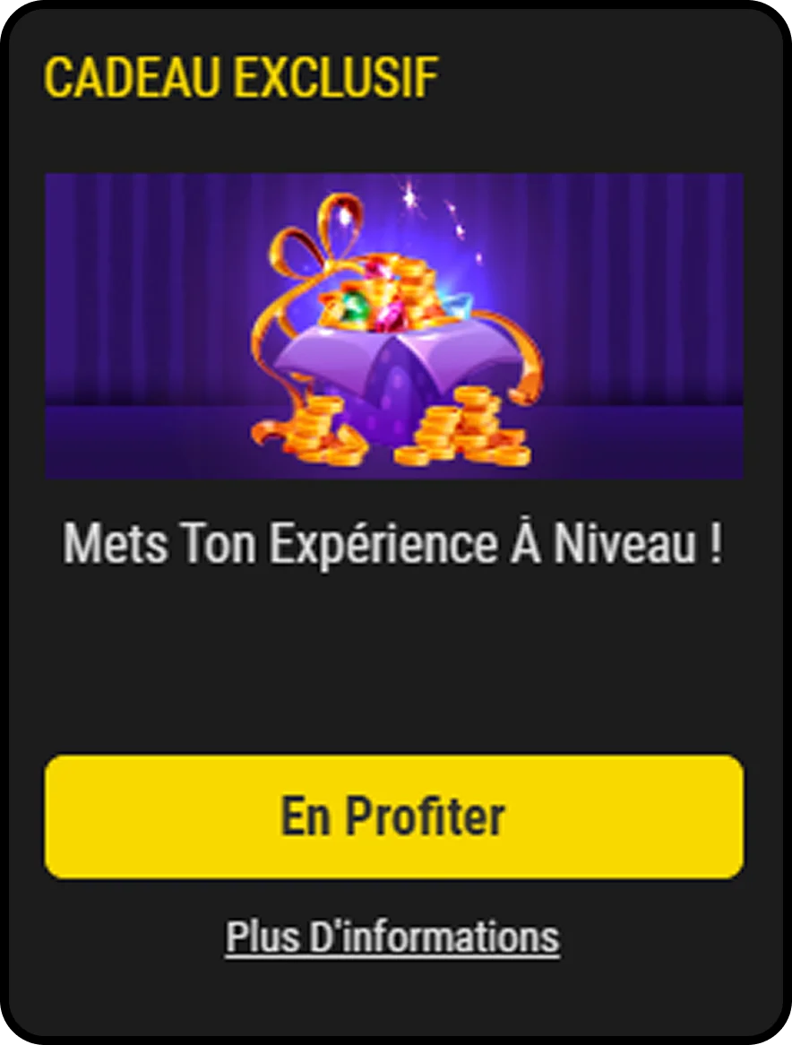 Offre promotionnelle de montée en niveau