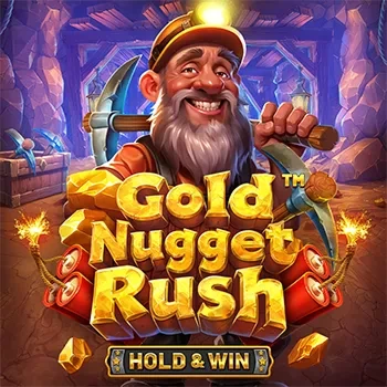 Gold Nugget Rush Hold & Win – mining-themed slot with a cheerful gold miner character