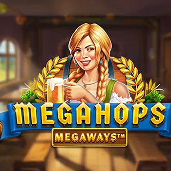 Megahops Megaways – slot featuring beer festival and female character holding a mug