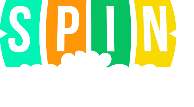 SpinMillion logo – white casino logo on transparent background